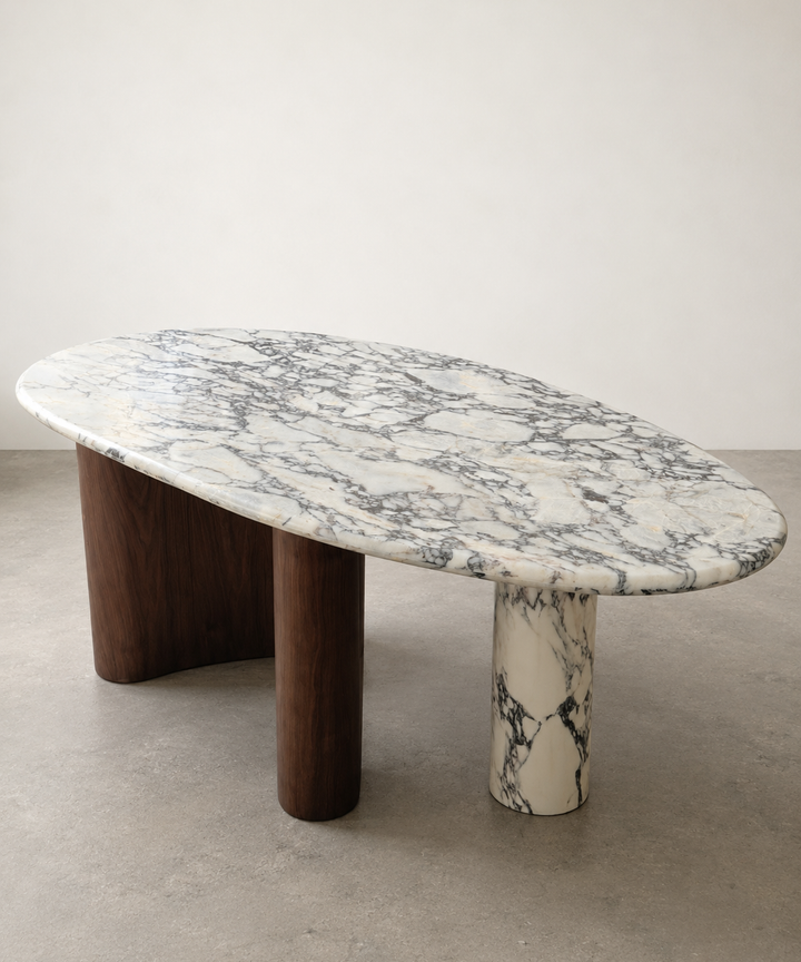 Cherise Dining Table - Pebble Shape