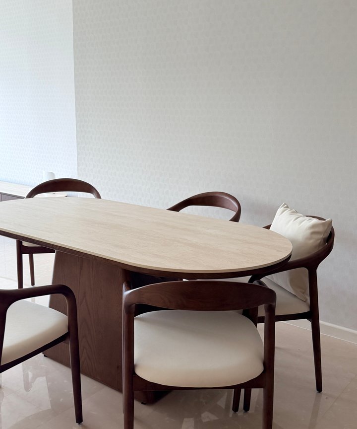 Callista Sintered Table - Center Base